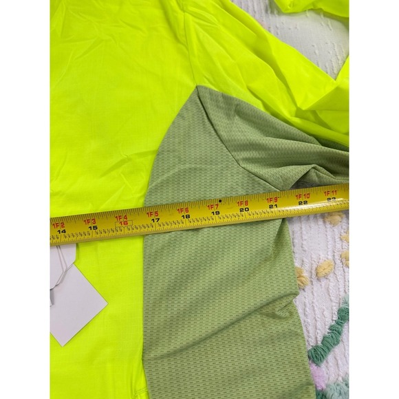 MAPAMYUMCO Yellow Green Ultra Light Quick Dry Hooded Jacket XL - Picture 4 of 12